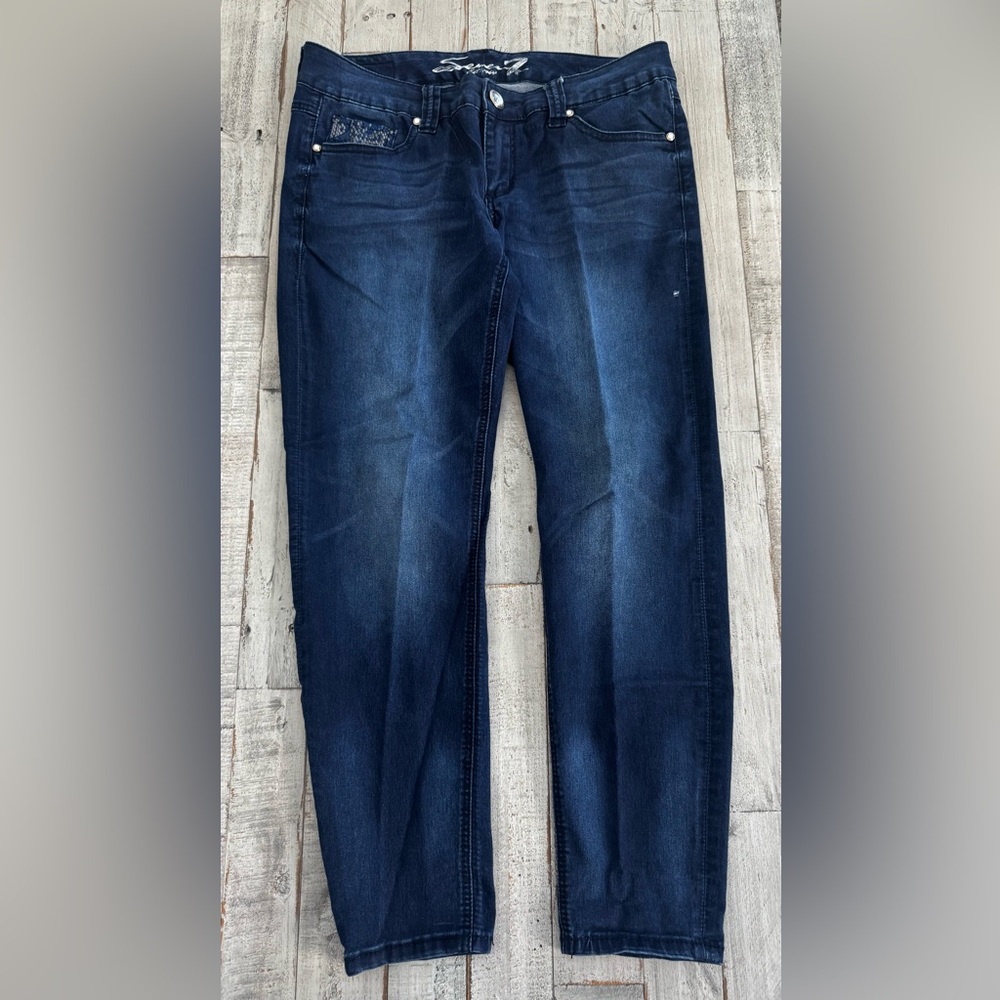 Seven Jeans Women’s Midnight Blue Straight Jeans